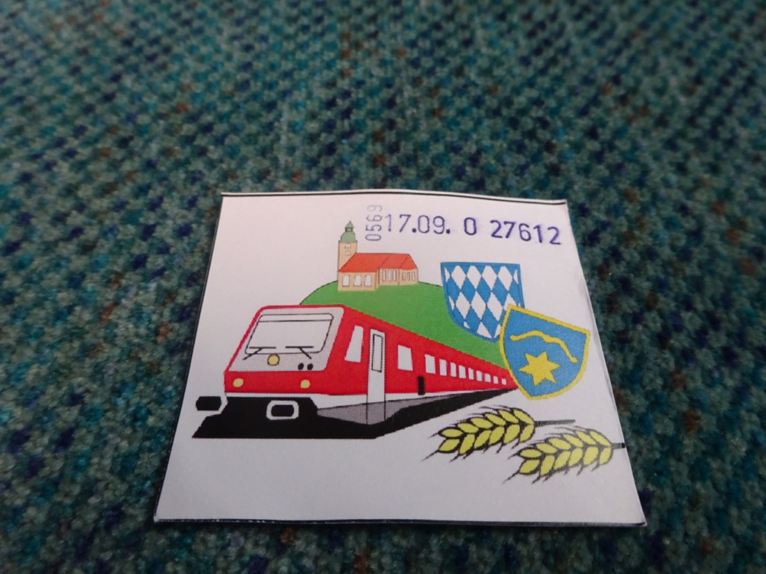 Gäubodenbahn 120 Jahre Bahnhof Bogen, Herbstfest und blauer 628er